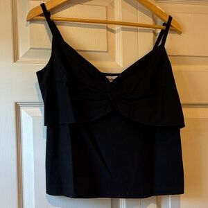 Elodie Twist front cotton and linen cami